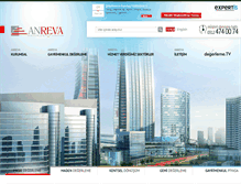 Tablet Screenshot of anreva.com.tr
